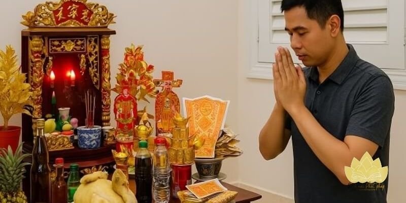 Gia chủ đọc văn khấn nhập trạch cầu bình an nhà mới