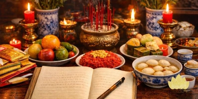 Văn khấn ngày rằm tại gia thể hiện lòng thành kính