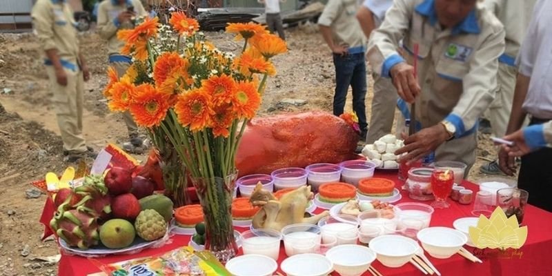 Ý nghĩa nghi thức xin phép thần linh trước khi xây dựng